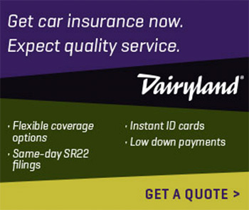 Get car insurance now with Dairyland